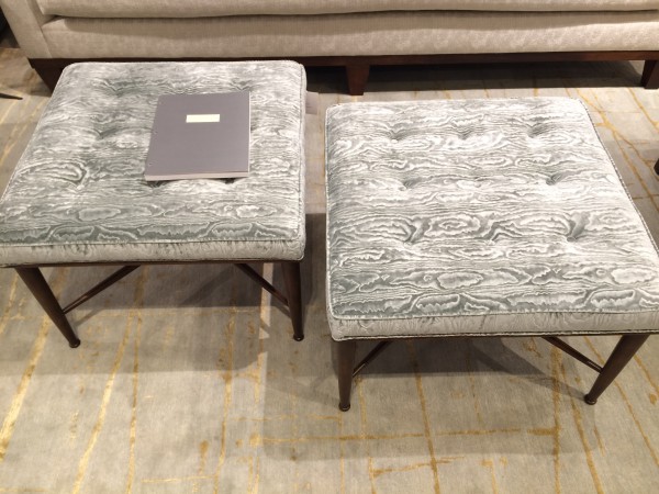 Fun ottomans from Hickory Chair