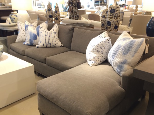 Sectional shopping for a client (Lee Industries).