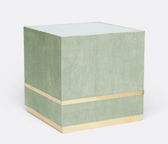 Soft green accent table from Made Goods
