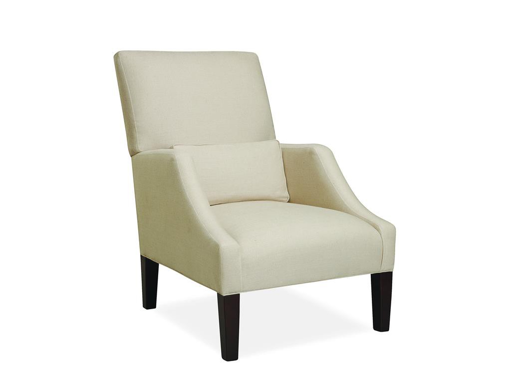 Lee Lounger Chair -- Ivory Upholstery (see fabric swatch below)