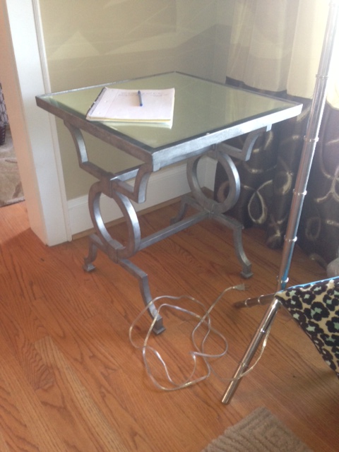 Vanguard Silver Side Table
