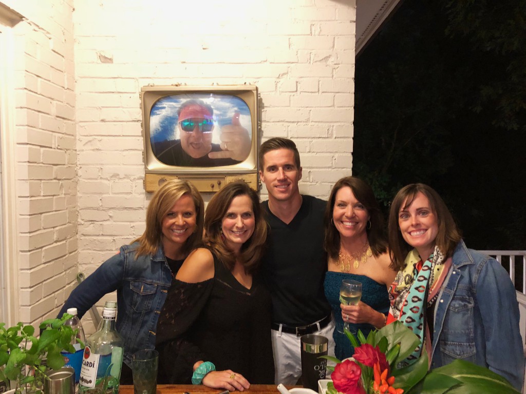 At the end of a good party, everybody is always best friends with the bard enter -- your hostesses with our BFF.